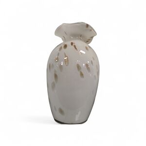 New Elegant Cream and Gold Vase